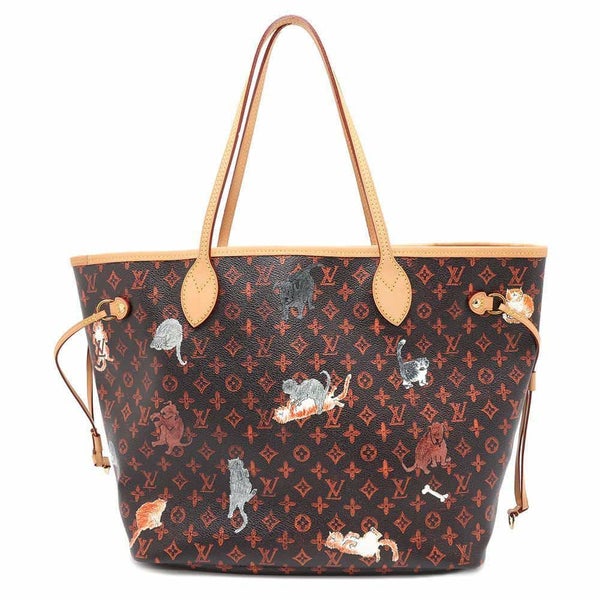 ルイヴィトン トートバッグ モノグラム・キャットグラム ネヴァーフルMM M44441 猫 ねこ 2019クルーズ