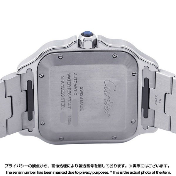 カルティエ サントス ドゥ カルティエ LM WSSA0030 Cartier 腕時計 ブルー文字盤