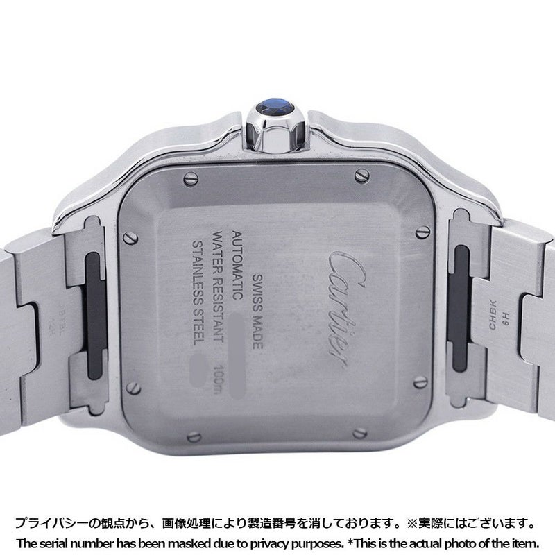 カルティエ サントス ドゥ カルティエ LM WSSA0030 Cartier 腕時計 ブルー文字盤