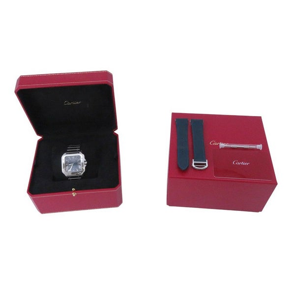 カルティエ サントス ドゥ カルティエ LM WSSA0030 Cartier 腕時計 ブルー文字盤