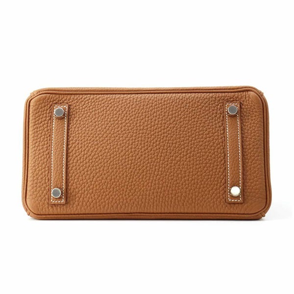 エルメス バーキン25 ゴールド/シルバー金具 トゴ W刻印 HERMES Birkin ハンドバッグ