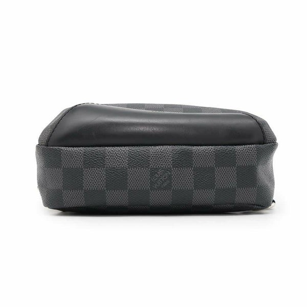 ルイヴィトン ショルダーバッグ ダミエ・グラフィット アヴェニュー スリングバッグ N41719 ボディバッグ ブラック 黒