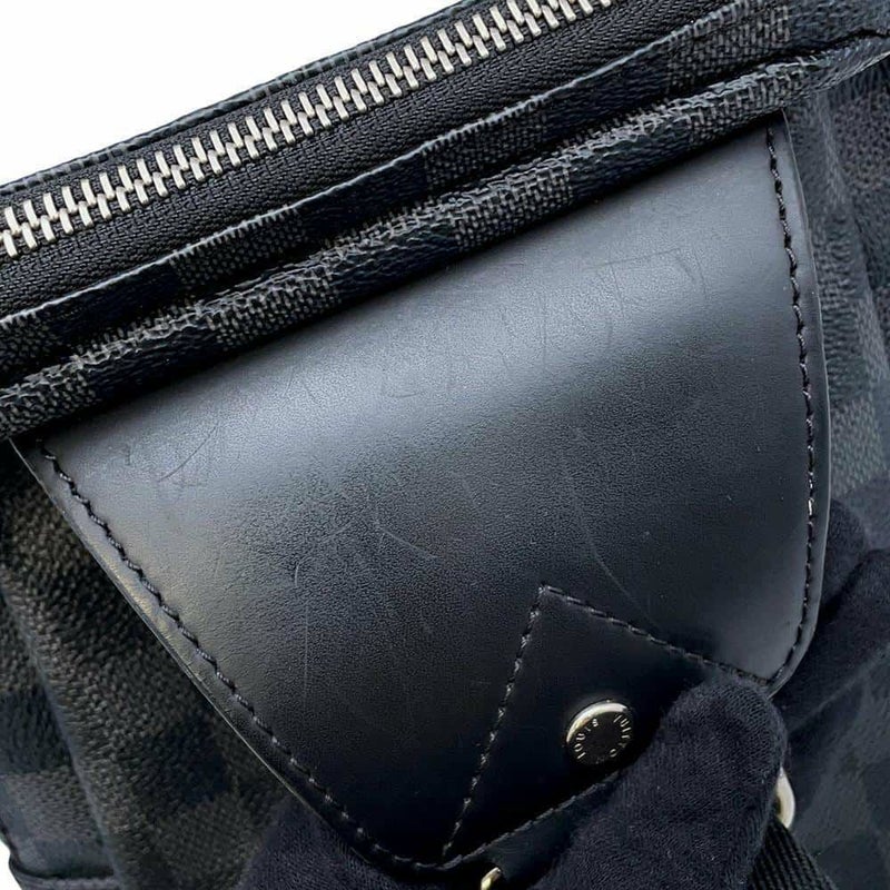 ルイヴィトン ショルダーバッグ ダミエ・グラフィット アヴェニュー スリングバッグ N41719 ボディバッグ ブラック 黒