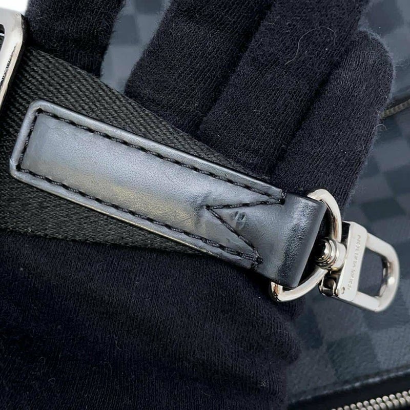 ルイヴィトン ショルダーバッグ ダミエ・グラフィット アヴェニュー スリングバッグ N41719 ボディバッグ ブラック 黒