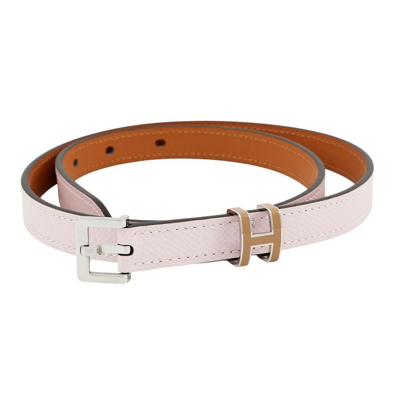 エルメス ベルト ポップアッシュ15 モーブペール/チャイ/シルバー金具 エプソン B刻印 サイズ70 ソルド品