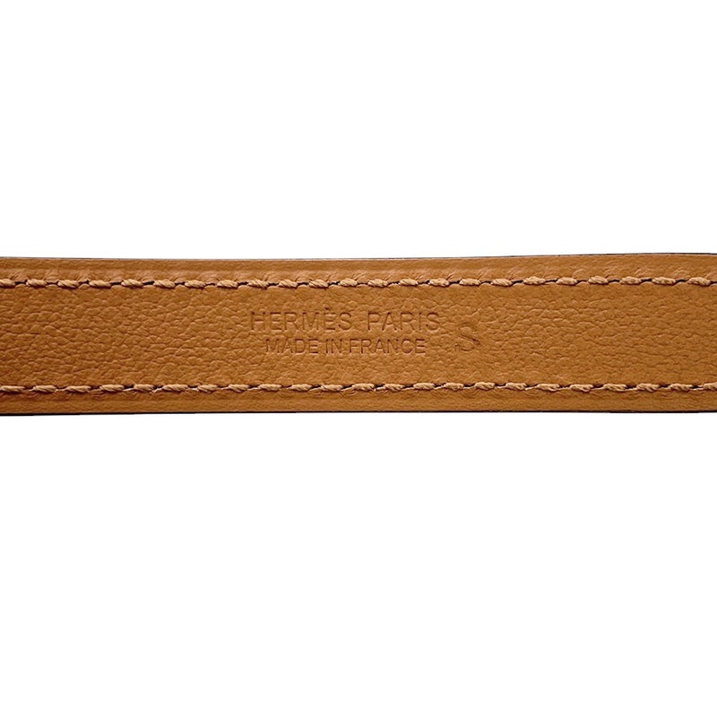 エルメス ベルト ポップアッシュ15 モーブペール/チャイ/シルバー金具 エプソン B刻印 サイズ70 ソルド品