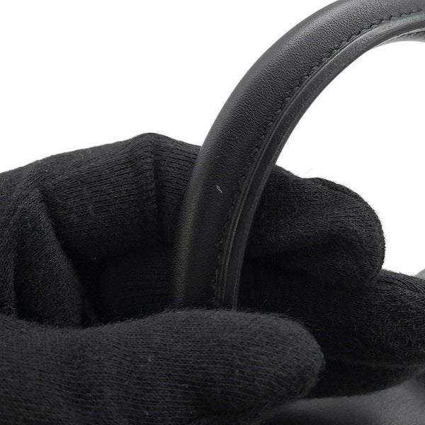 エルメス ハンドバッグ ケリー25 パデッド 外縫い ブラック/ゴールド金具 スイフト Z刻印 2wayショルダー 黒