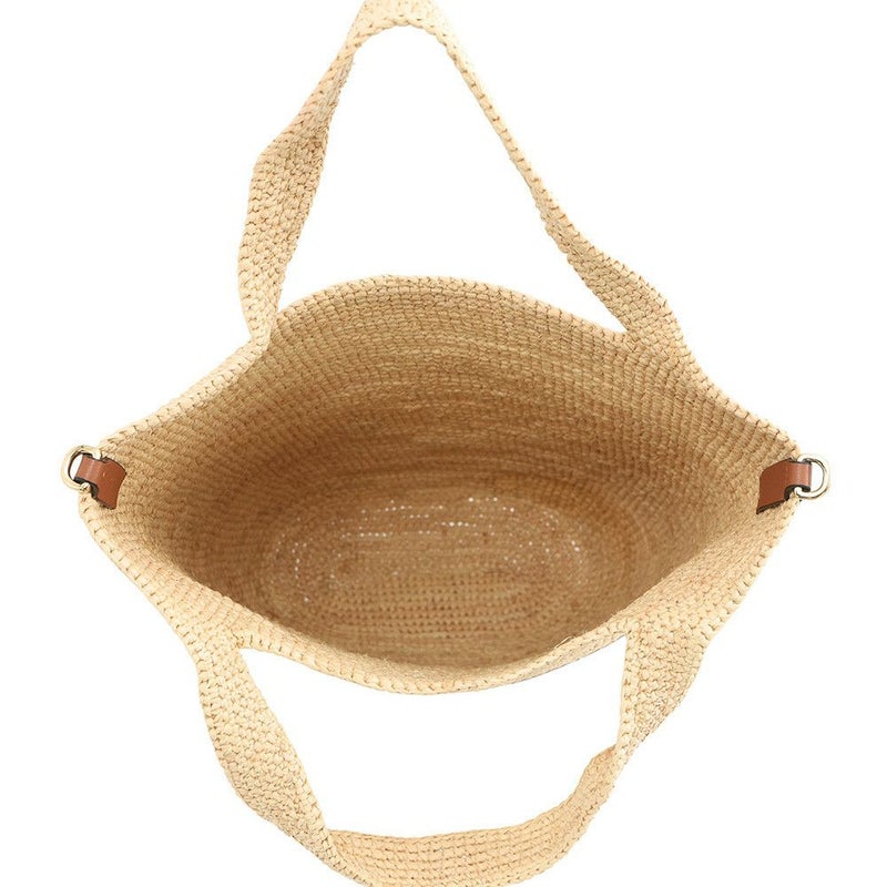 ロエベ トートバッグ スリットバッグ ミニ ラフィア レザー A685453X07 LOEWE 2way かごバッグ