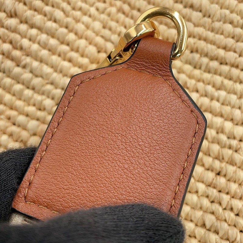 ロエベ トートバッグ スリットバッグ ミニ ラフィア レザー A685453X07 LOEWE 2way かごバッグ