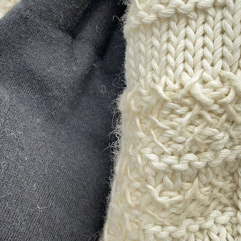 フェンディ ニット FFロゴ プルオーバーセーター コットン メンズサイズ46 FZX091 FENDI トップス 白