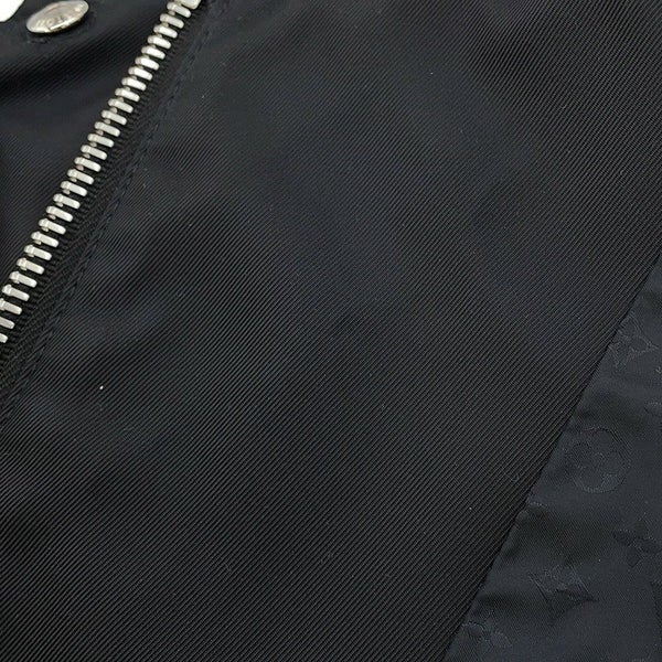 ルイヴィトン コート フード付 ジップ コート レディースサイズ38 LOUIS VUITTON アウター 黒 ブラック