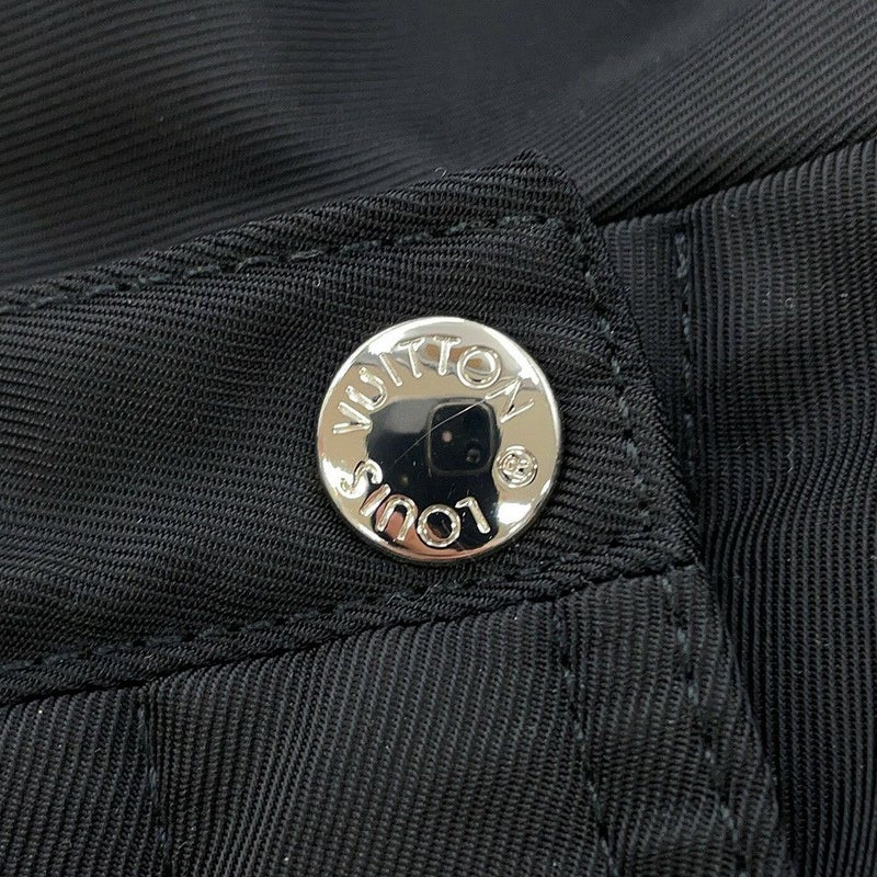 ルイヴィトン コート フード付 ジップ コート レディースサイズ38 LOUIS VUITTON アウター 黒 ブラック