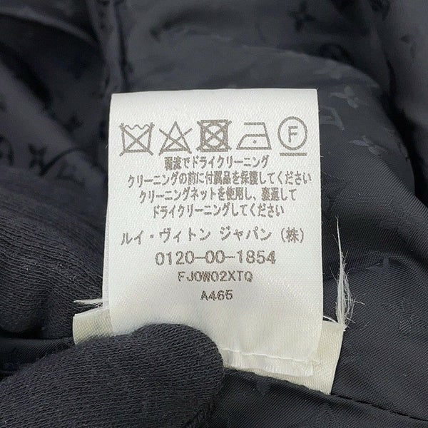 ルイヴィトン コート フード付 ジップ コート レディースサイズ38 LOUIS VUITTON アウター 黒 ブラック