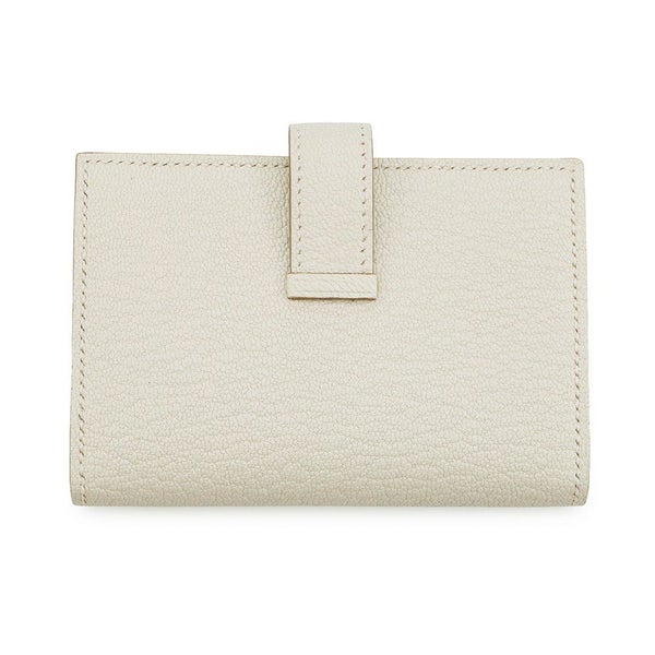 エルメス カードケース ベアン ミニ 小銭入れ付き マッシュルーム/ゴールド金具 シェブルミゾル B刻印