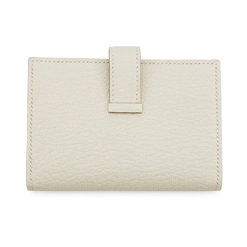 エルメス カードケース ベアン ミニ 小銭入れ付き マッシュルーム/ゴールド金具 シェブルミゾル B刻印