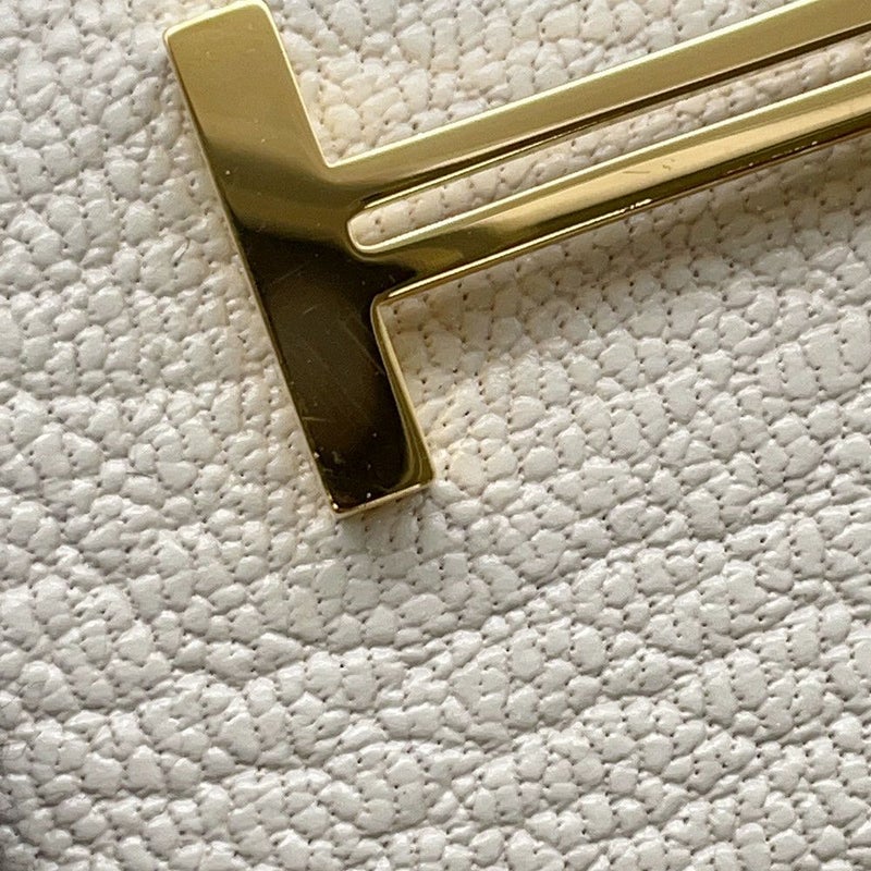 エルメス カードケース ベアン ミニ 小銭入れ付き マッシュルーム/ゴールド金具 シェブルミゾル B刻印