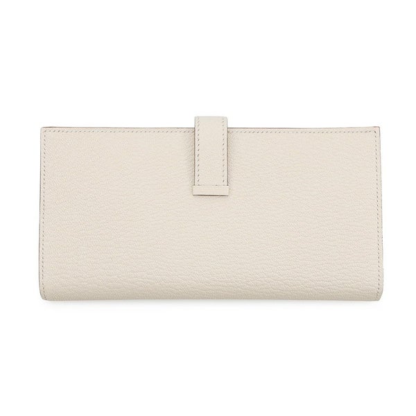 エルメス 長財布 ベアンスフレ ナタ/シルバー金具 シェブルミゾル Ｕ刻印 HERMES 財布