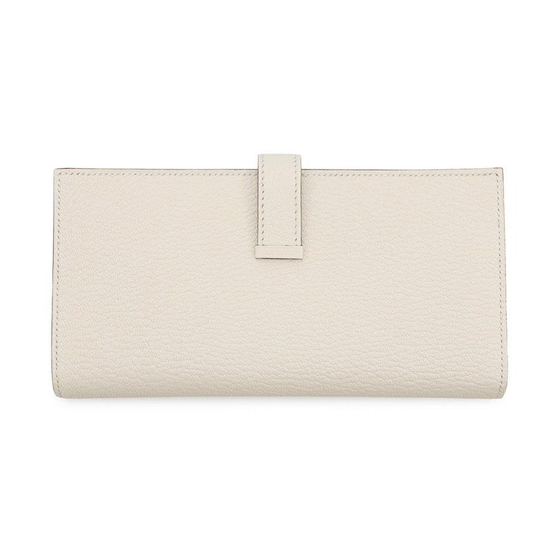 エルメス 長財布 ベアンスフレ ナタ/シルバー金具 シェブルミゾル Ｕ刻印 HERMES 財布