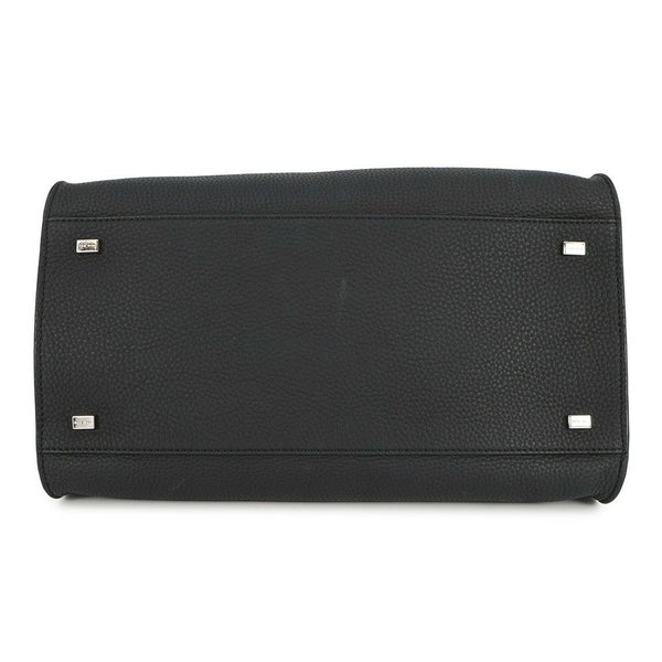 ザ ロウ ハンドバッグ ソフトマルゴー12 レザー W1586 THE ROW 2way 黒