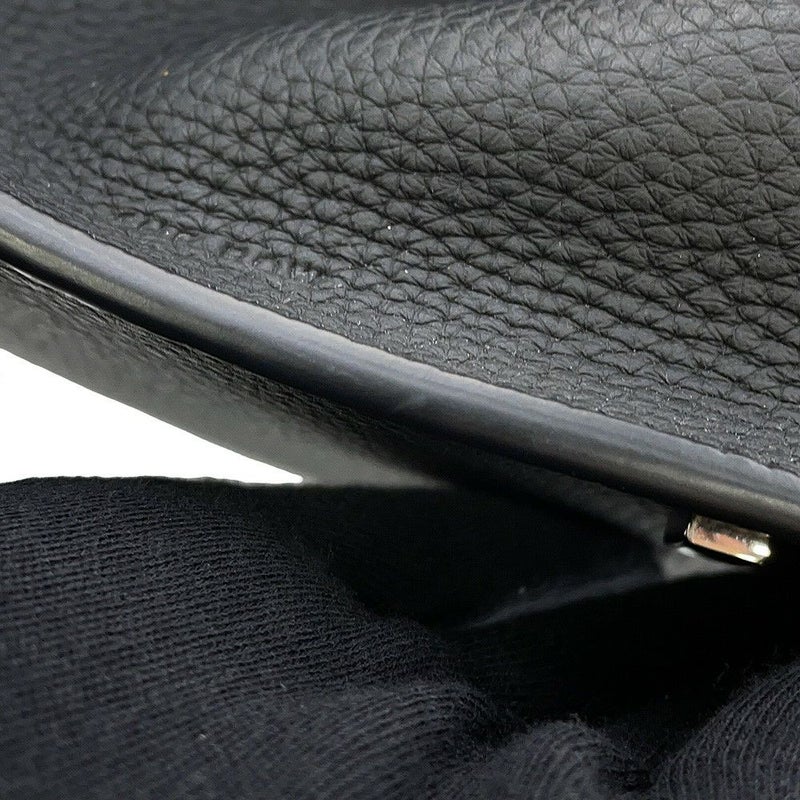 ザ ロウ ハンドバッグ ソフトマルゴー12 レザー W1586 THE ROW 2way 黒