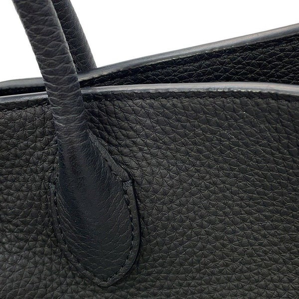 ザ ロウ ハンドバッグ ソフトマルゴー12 レザー W1586 THE ROW 2way 黒