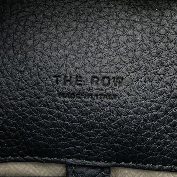 ザ ロウ ハンドバッグ ソフトマルゴー12 レザー W1586 THE ROW 2way 黒