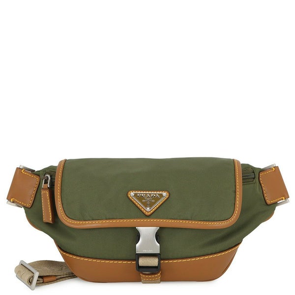 プラダ ボディバッグ トライアングルロゴ ナイロン レザー 2VH176 PRADA ウエストポーチ
