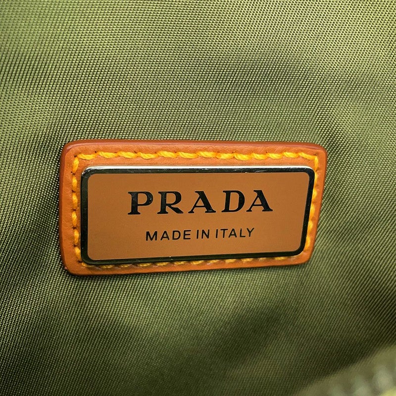 プラダ ボディバッグ トライアングルロゴ ナイロン レザー 2VH176 PRADA ウエストポーチ