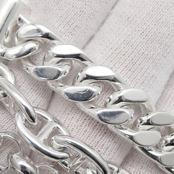 エルメス ブレスレット シェーヌダンクル マルチチェーン サイズ17 SV925シルバー HERMES ジュエリー