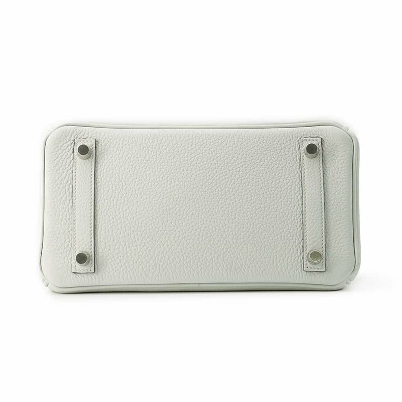 エルメス バーキン25 グリプラチナ/シルバー金具 トゴ W刻印 HERMES Birkin ハンドバッグ