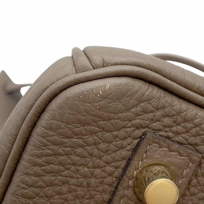 エルメス バーキン30 トープ/ゴールド金具 トゴ T刻印 HERMES Birkin ハンドバッグ