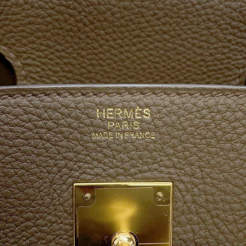エルメス バーキン30 トープ/ゴールド金具 トゴ T刻印 HERMES Birkin ハンドバッグ