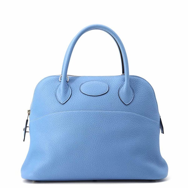 エルメス ハンドバッグ ボリード31 ブルーパラダイス/シルバー金具 トリヨンクレマンス R刻印 2wayショルダー