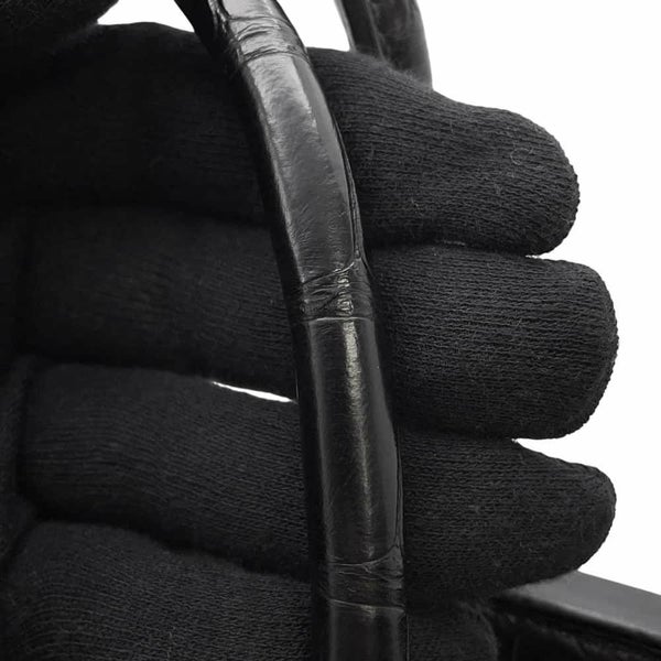 エルメス バーキン30 タッチ ブラック/ゴールド金具 トゴ/アリゲーターマット Y刻印 HERMES Birkin ハンドバッグ 黒