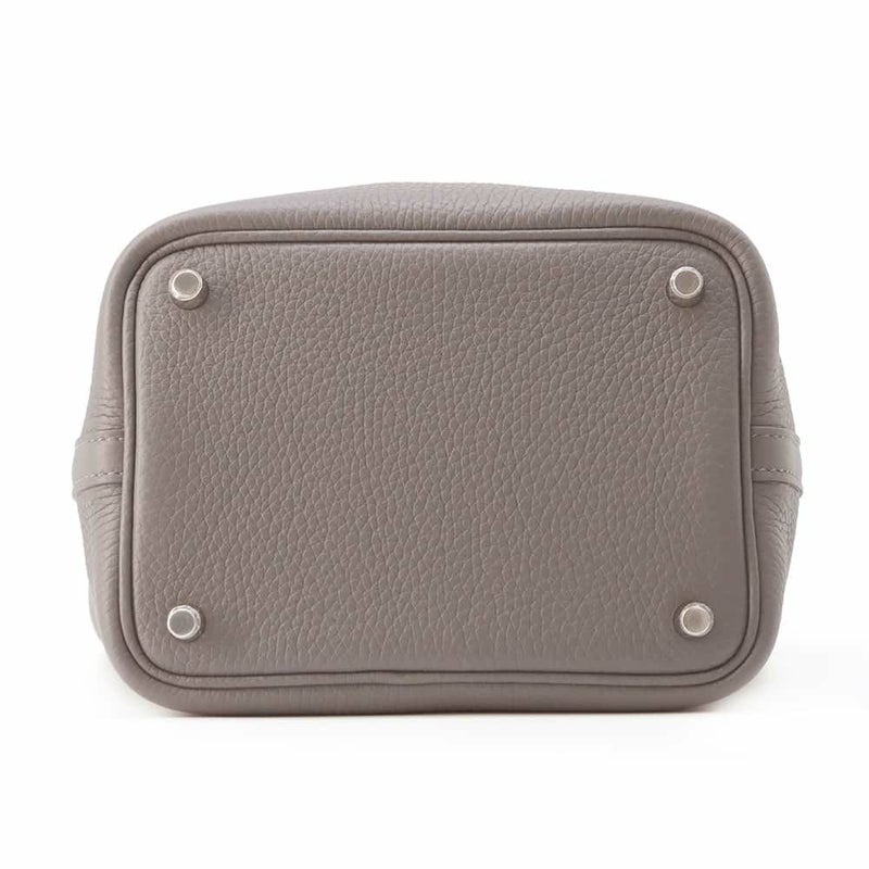 エルメス ハンドバッグ ピコタンロックPM グリメイヤー/シルバー金具 トリヨンクレマンス W刻印