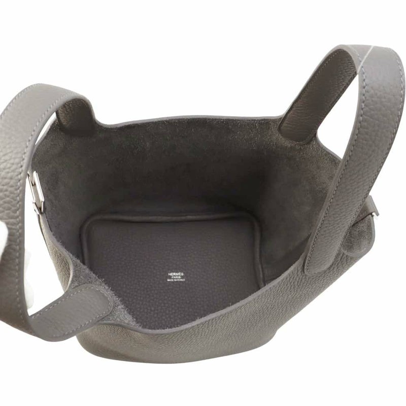 エルメス ハンドバッグ ピコタンロックPM グリメイヤー/シルバー金具 トリヨンクレマンス W刻印