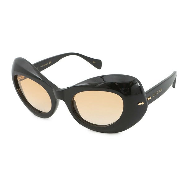 グッチ サングラス キャットアイ 57□24 130 663785 GUCCI アイウェア 黒