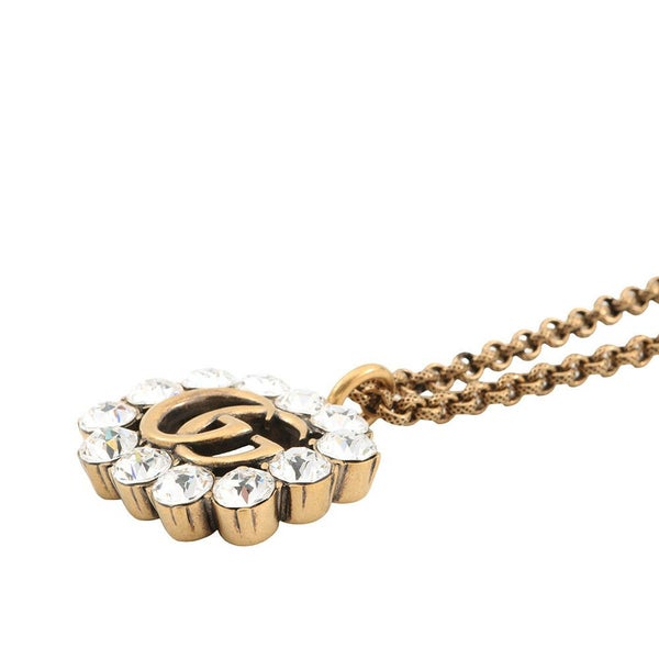 グッチ ネックレス GGマーモント ラインストーン GUCCI アクセサリー