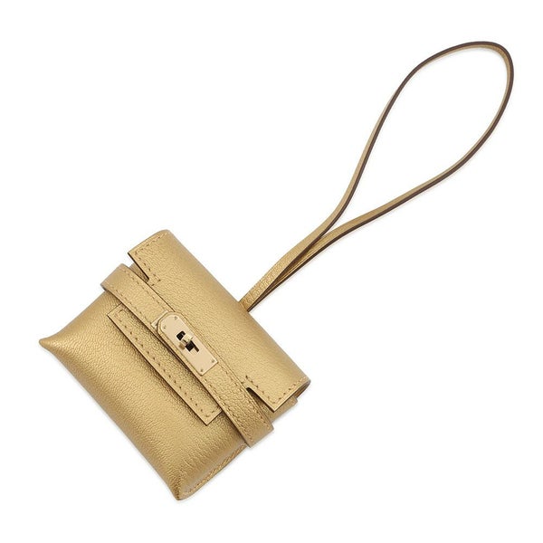 エルメス バッグチャーム ケリー フェスティバル ドレ/シルバー金具 シェブルシャムキラ Ｋ刻印