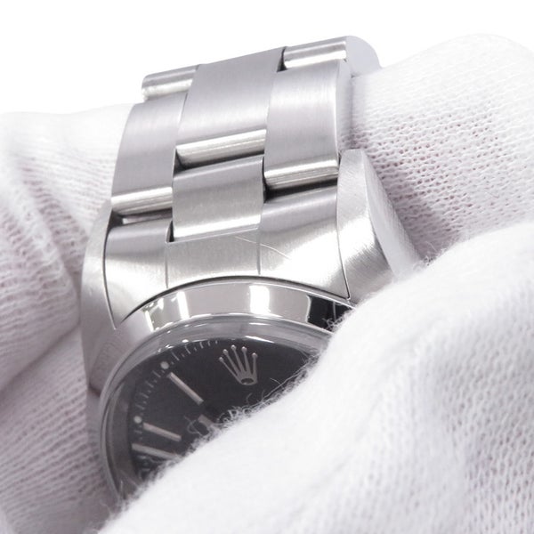 ロレックス オイスターパーペチュアル デイト K番 15200 ROLEX 腕時計 黒文字盤