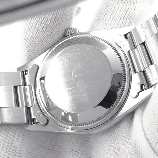 ロレックス オイスターパーペチュアル デイト K番 15200 ROLEX 腕時計 黒文字盤