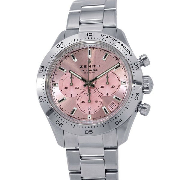 ゼニス クロノマスタースポーツ 500本限定モデル 03.3109.3600/18.M3100 ZENITH 腕時計 ピンク文字盤