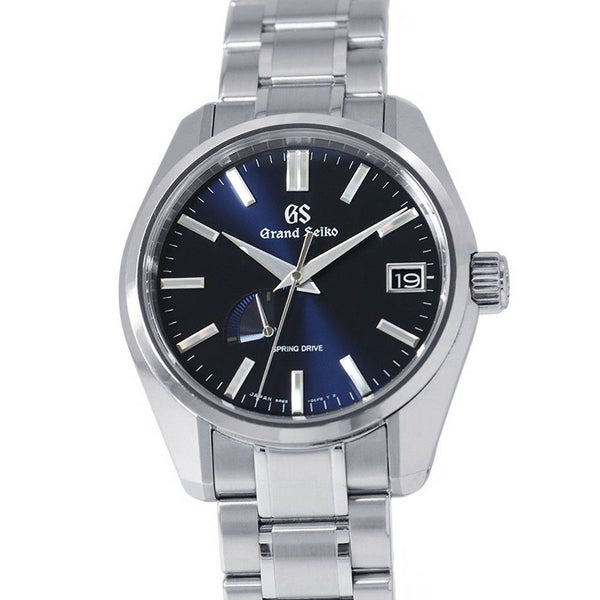 セイコー グランドセイコー スプリングドライブ デイト SBGA375 SEIKO 腕時計 ミッドナイトブルー文字盤