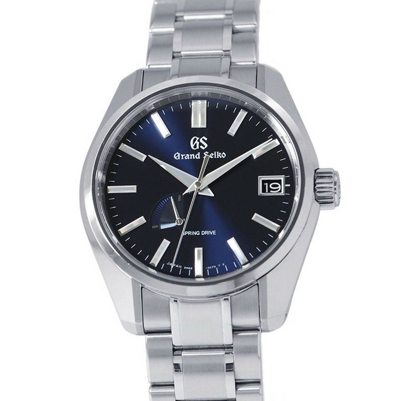 セイコー グランドセイコー スプリングドライブ デイト SBGA375 SEIKO 腕時計 ミッドナイトブルー文字盤