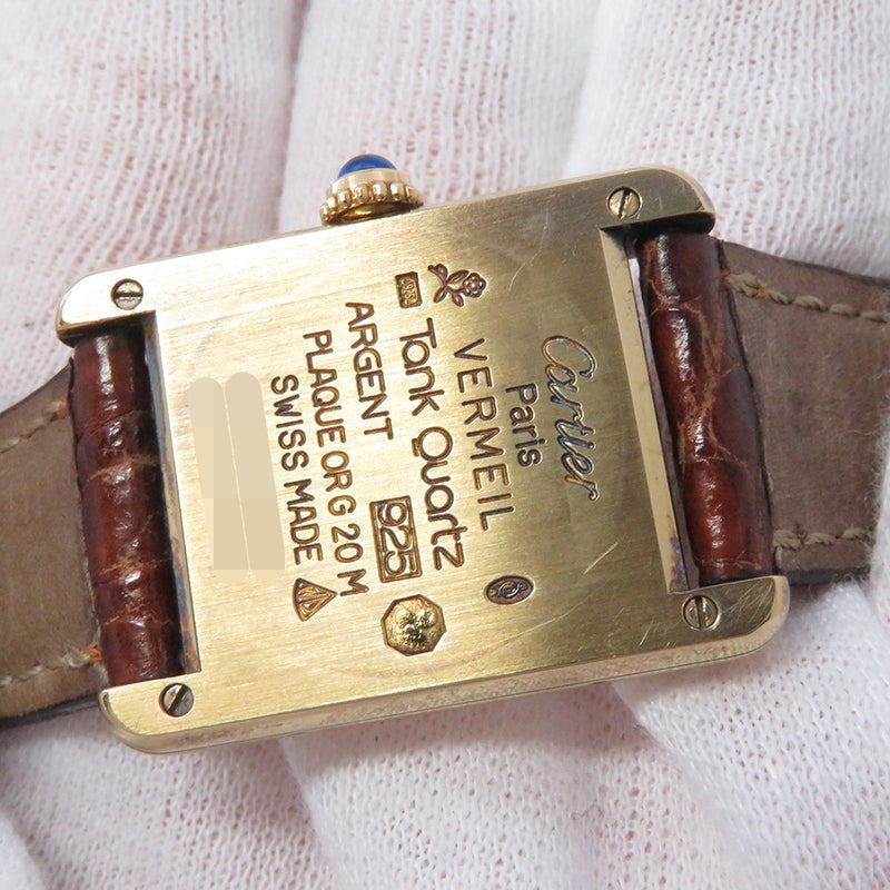 カルティエ マストタンク SM W1003153 Cartier 腕時計 アイボリー文字盤