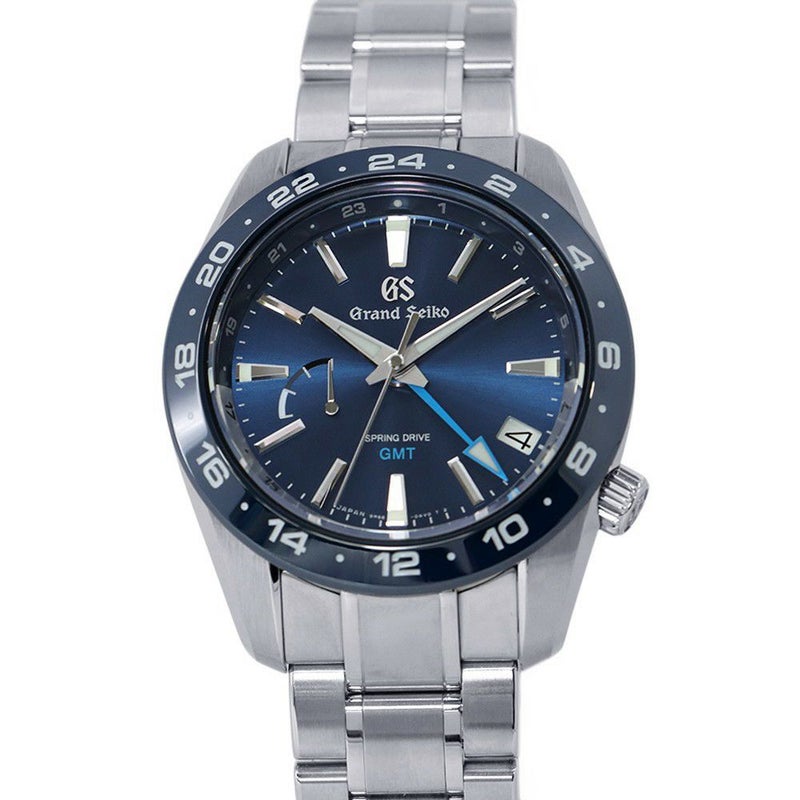 セイコー グランドセイコー スプリングドライブ GMT SBGE255 SEIKO 腕時計 ブルー文字盤