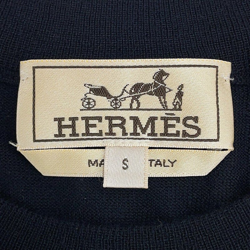 エルメス ニット ロングスリーブ セーター カシミヤ シルク メンズサイズS HERMES トップス