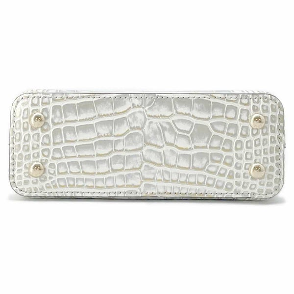 ルイヴィトン ハンドバッグ クロコダイル カプシーヌMINI LOUIS VUITTON 2wayショルダーバッグ 白