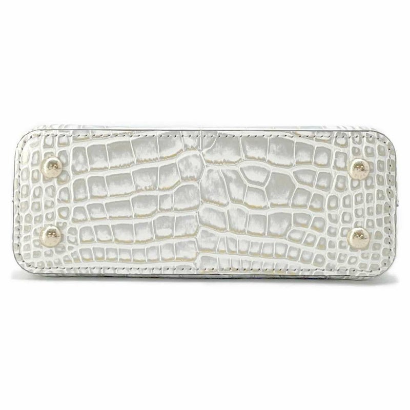 ルイヴィトン ハンドバッグ クロコダイル カプシーヌMINI LOUIS VUITTON 2wayショルダーバッグ 白