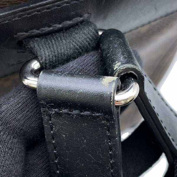 ルイヴィトン リュック モノグラム マカサー クリストファーPM M43735 LOUIS VUITTON ヴィトン バックパック メンズ 黒